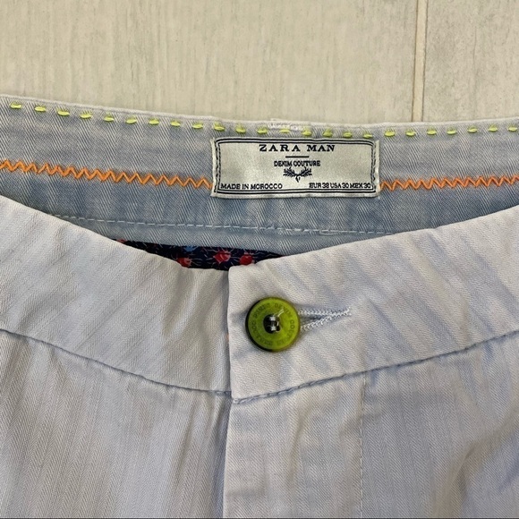 ZARA Flat Front Shorts SZ 30 - Picture 5 of 5